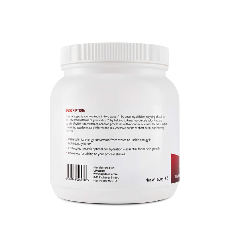 Creatine Monohydrate Powder 500g (5g Serving) | Ultimate Performance